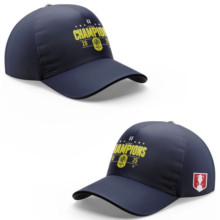 Nashville Soccer Champions Open Cup 2025 T-Shirt Navy (V2)