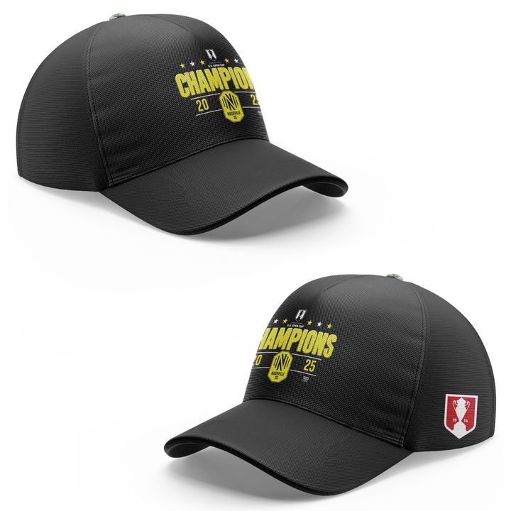 Nashville Soccer Champions Open Cup 2025 T-Shirt Black(V2)