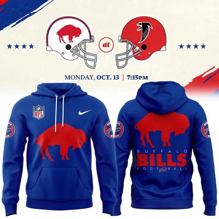 Buffalo Bills Nike 2025 Classic Logo Hoodie - Blue