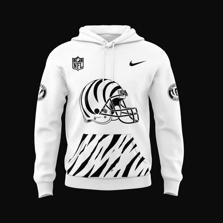 Cincinnati Bengals Whiteout Limited Edition Hoodie