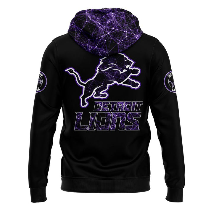 Detroit Lions Domestic Violence Awareness Month Hoodie