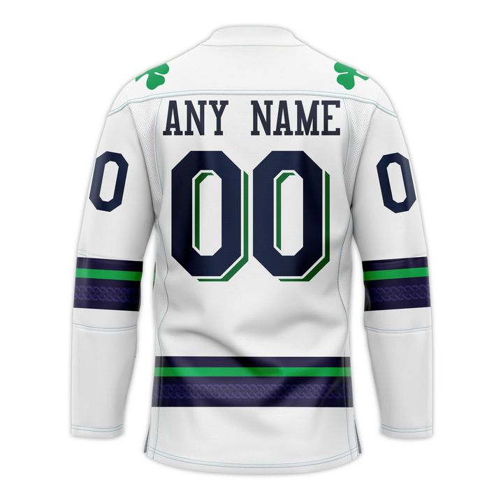 Notre Dame Fighting Irish Hockey Leprechaun Jerseys