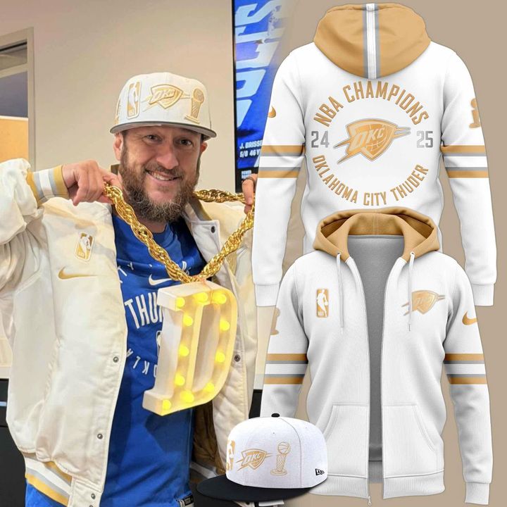 Oklahoma City Thunder's 2025 Ring Ceremony Zip Hoodie