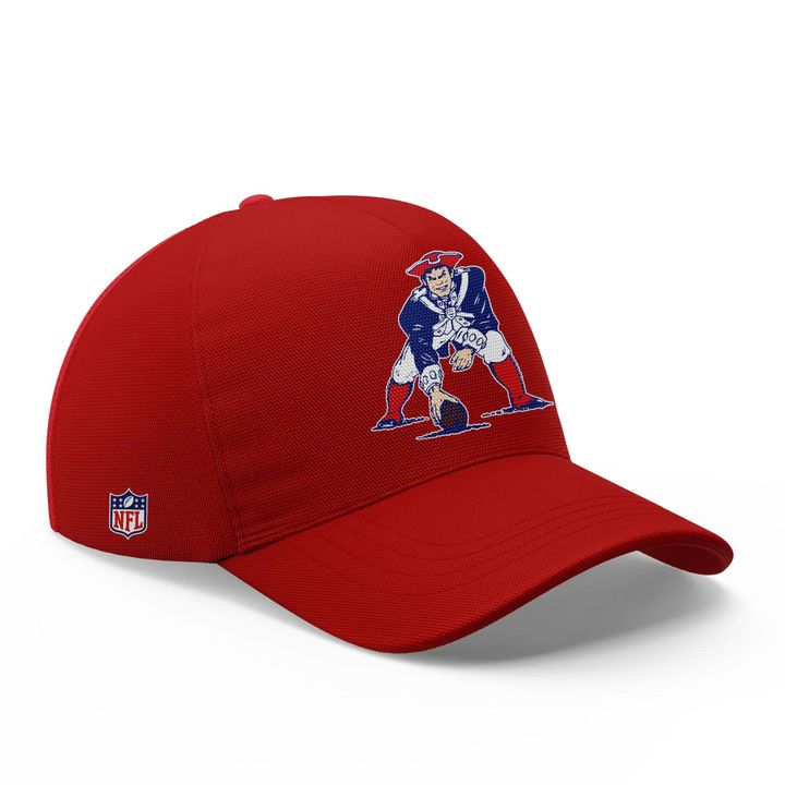 Limited edition New England Patriots Throwback Logo T-Shirt Red