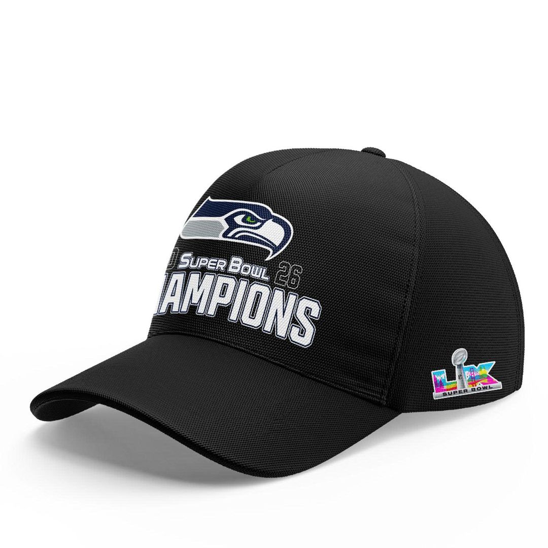 Seattle Seahawks Super Bowl LX Champions Limited Edition Hoodie