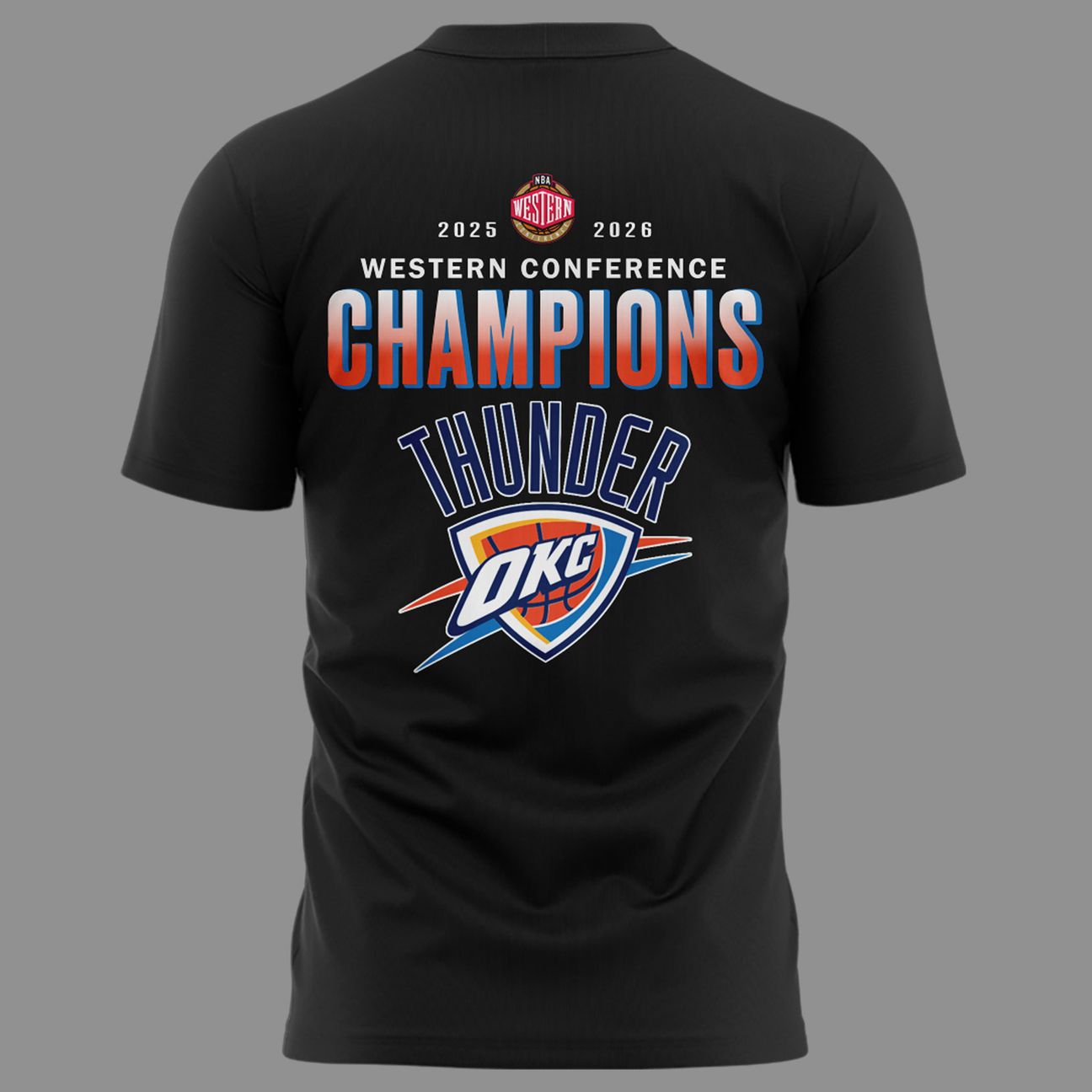 Exclusive Oklahoma City Thunder Finals - OKC Western Conference Champions T-Shirt