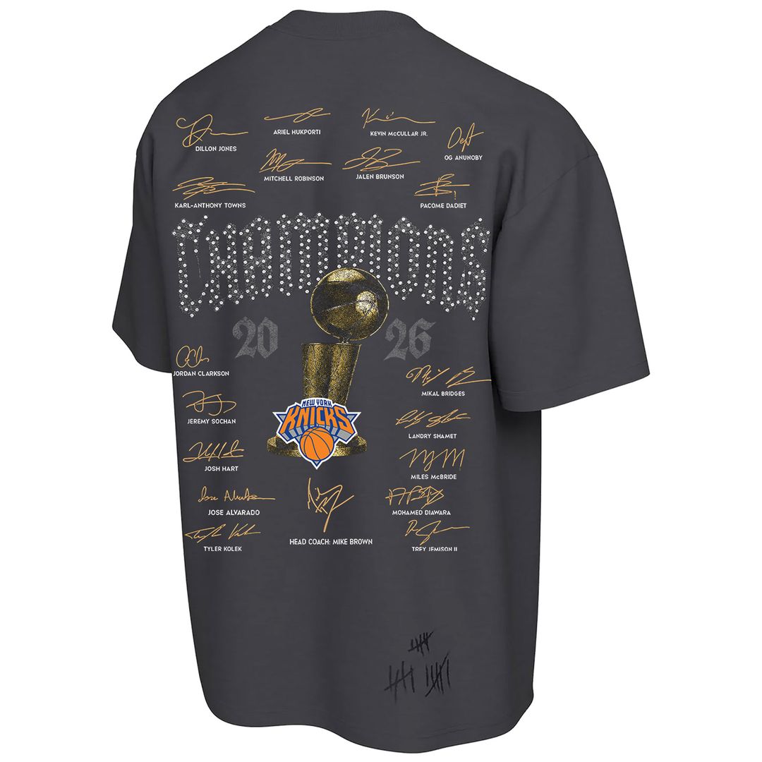 NY Knicks 2026 Finals Champions Limited Edition Locker Room Tshirt