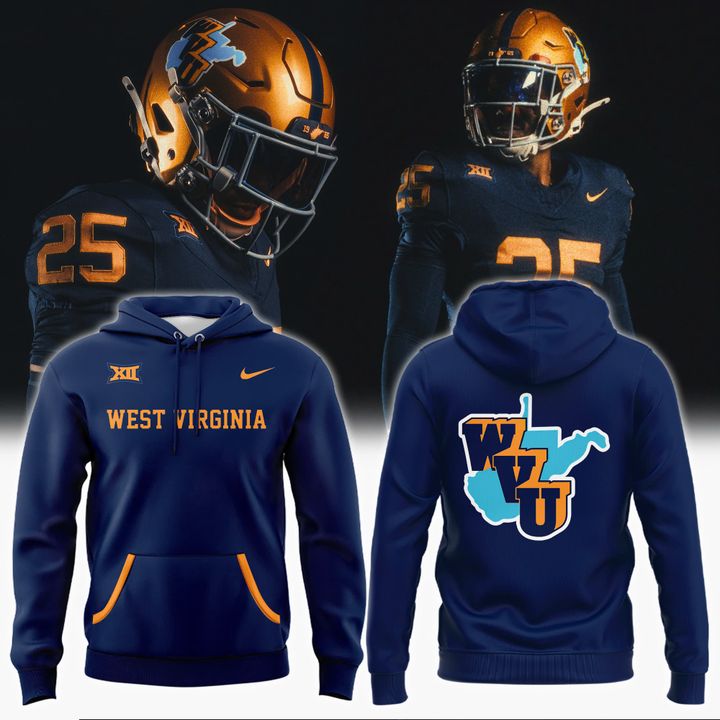 Special New Throwbacks 1965 West Virginia Wordmark Hoodie v1