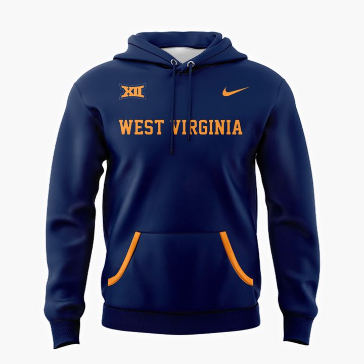 Special New Throwbacks 1965 West Virginia Wordmark Hoodie v1