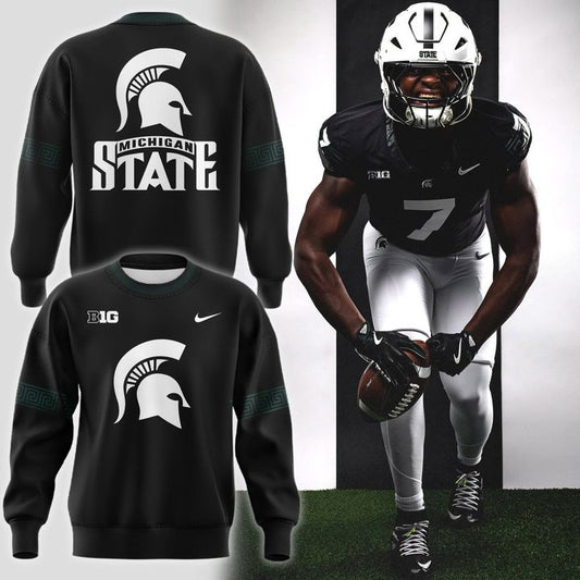 Special New Black Michigan State Spartans Alternate Uniform Sweat
