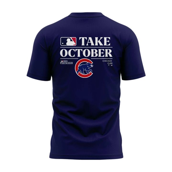 Chicago Cubs Royal 2025 MLB Postseason Locker Room T-Shirt - Special Edition