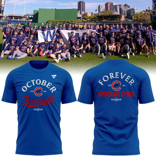 Special New 2025 October Ready Forever Chicago Cubs T-Shirt