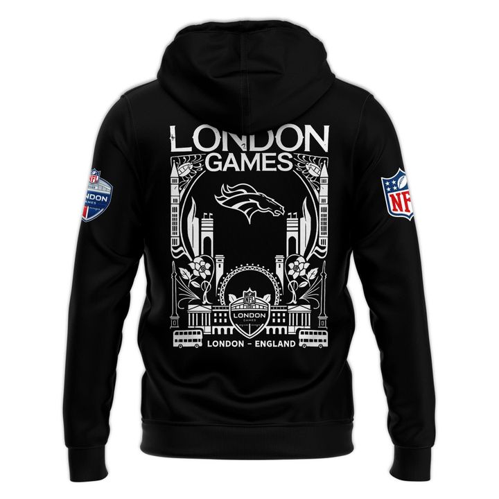 Denver Broncos NFL London game 2025 Limited Hoodie - Black