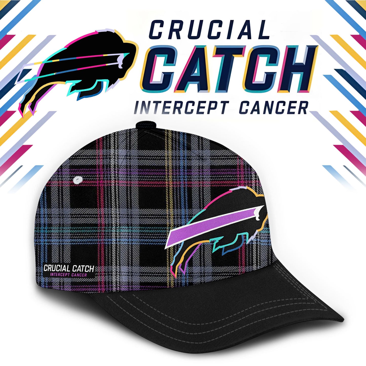 Buffalo Bills 2024 NFL Crucial Catch Combo Tshirt | Cap | Jogger