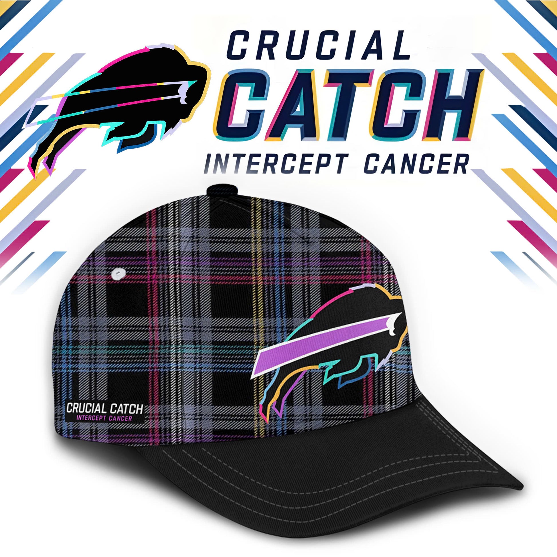 Buffalo Bills 2024 NFL Crucial Catch Combo Tshirt | Cap | Jogger