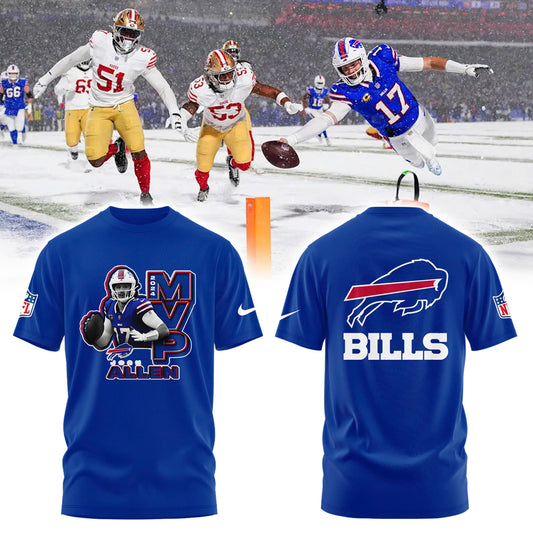 Josh Allen 2024 NFL MVP Tshirt Limited Collection