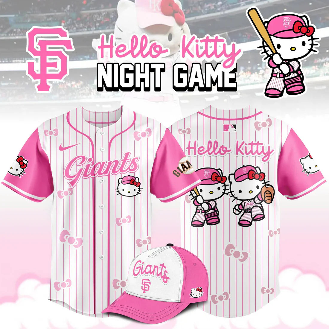 New Hello Kitty Night x Giant 2025 Jersey