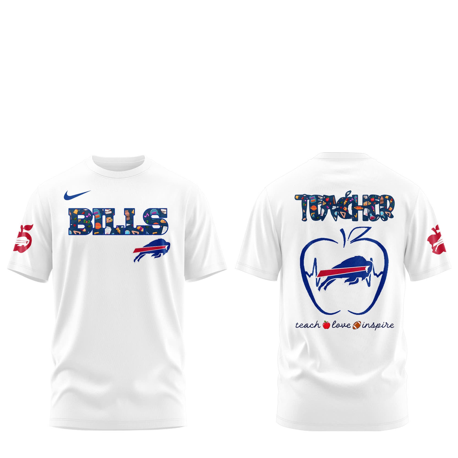 Buffalo Bills TEACHER NIGHT Combo Tshirt | Jogger | Cap V2