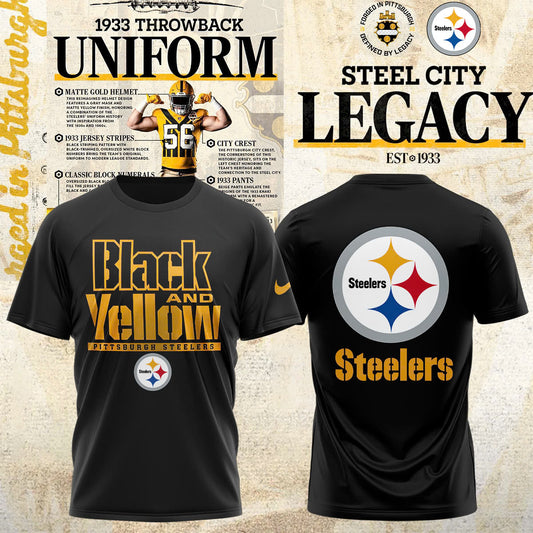 .Steelers 1933 throwback uniforms TSHIRT&CAP