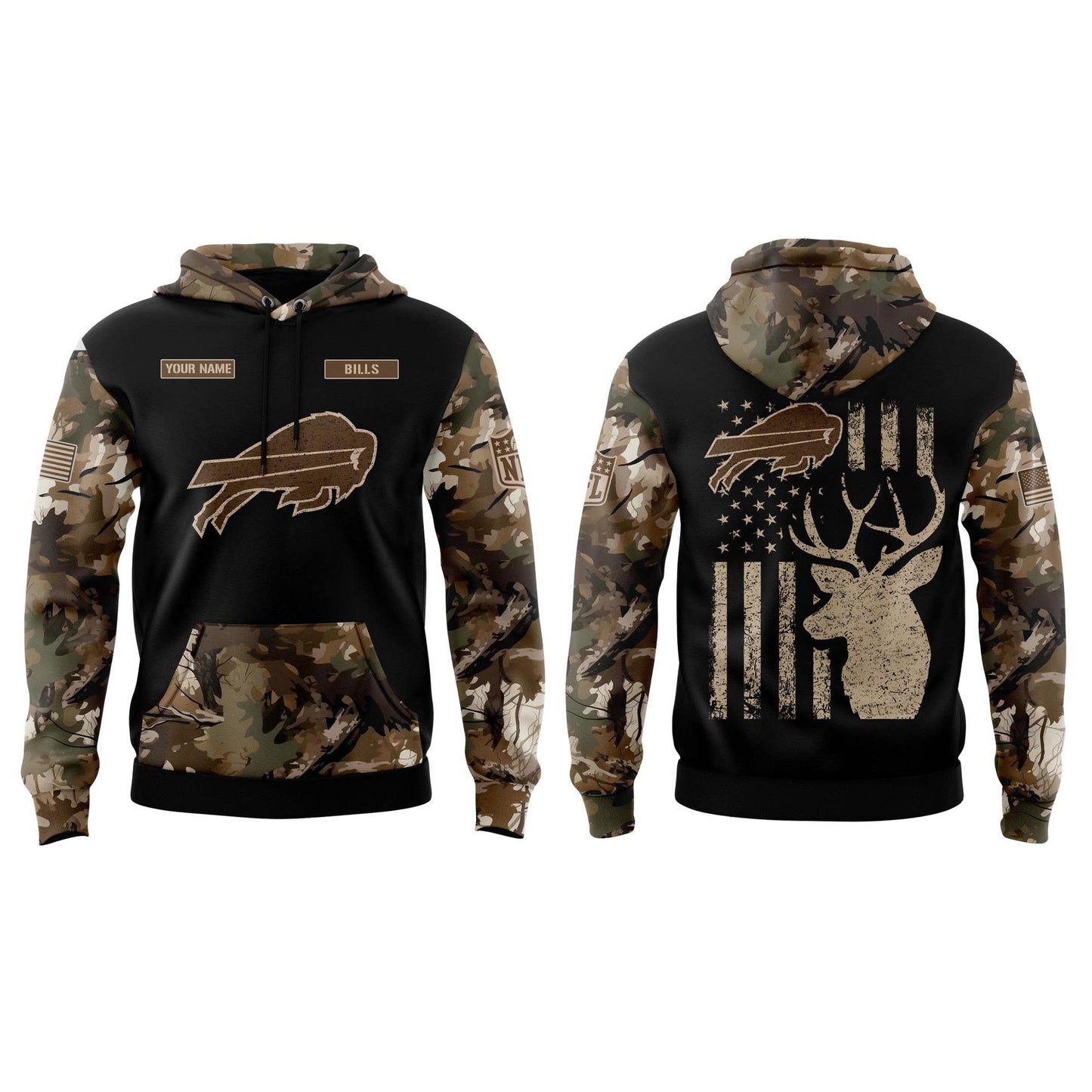 Buffalo Bills x Hunting Fleece Combo Hoodie | Jogger | Cap