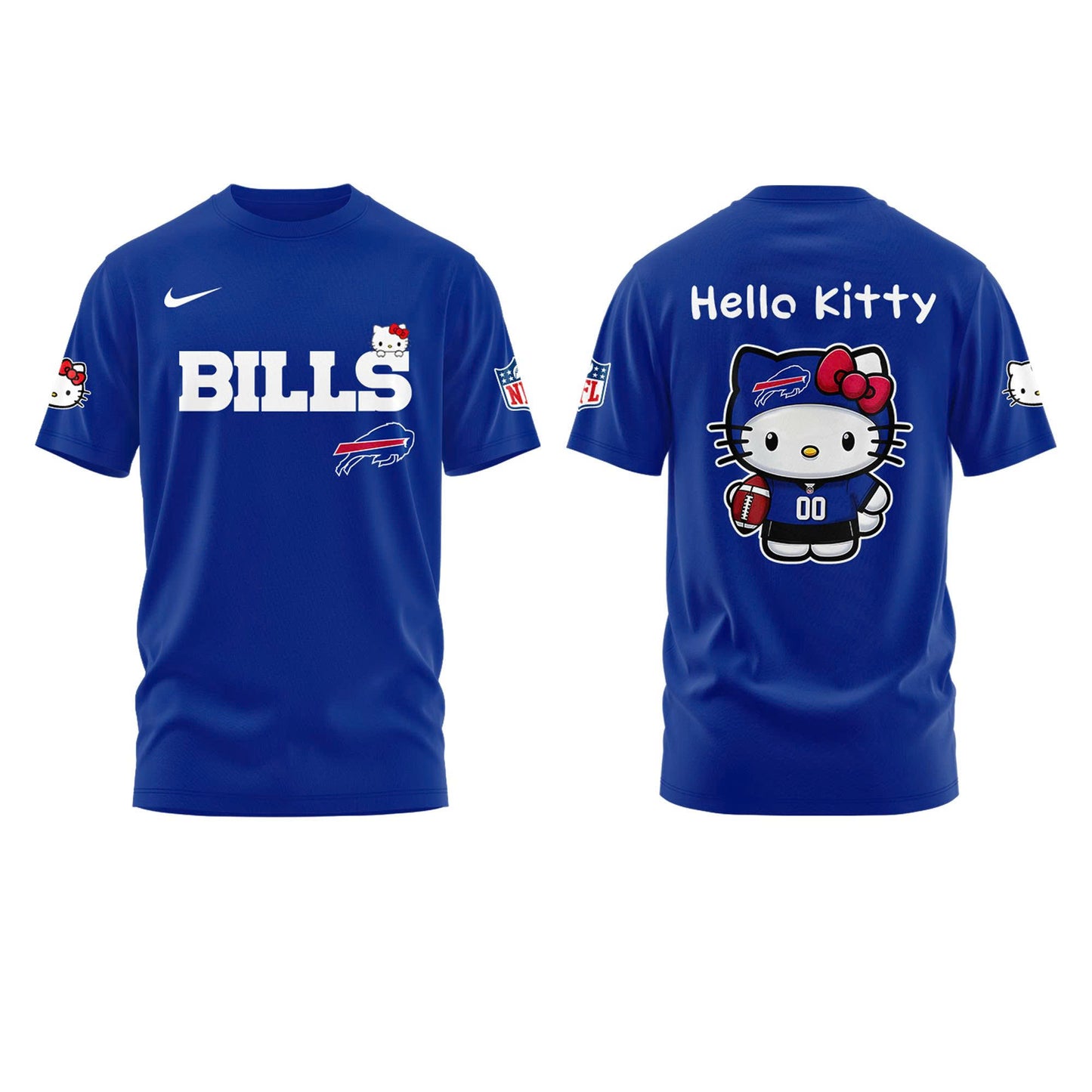 Buffalo Bills Hello Kitty 2025 Combo Tshirt | Jogger | Cap
