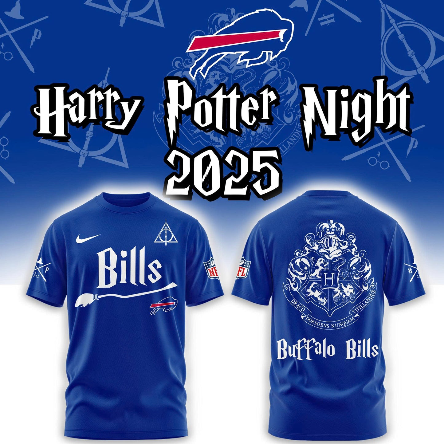 Buffalo Bills Harry Potter 2025 Combo Tshirt | Jogger | Cap