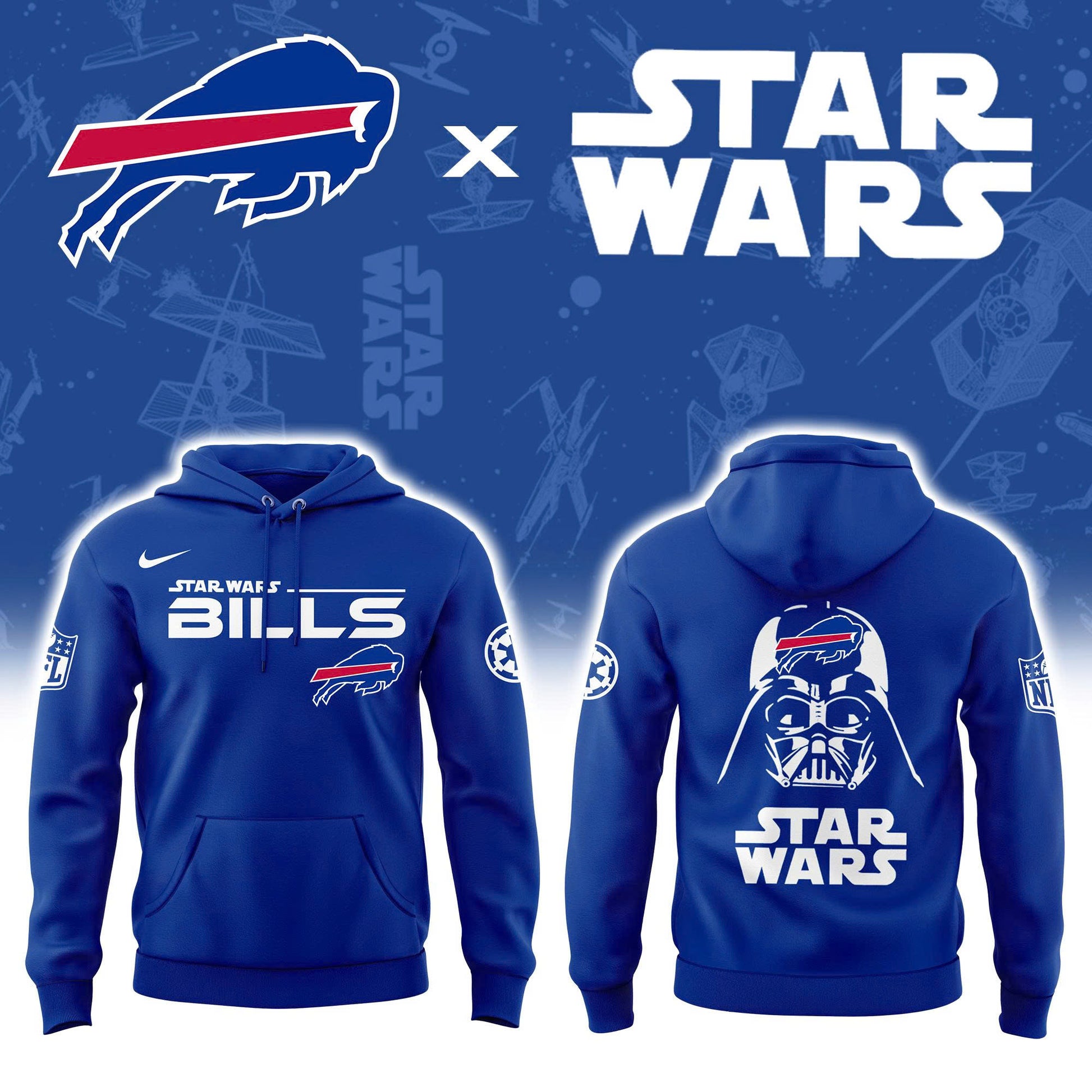 Buffalo Bills Star Wars 2025 Combo Tshirt | Jogger | Cap