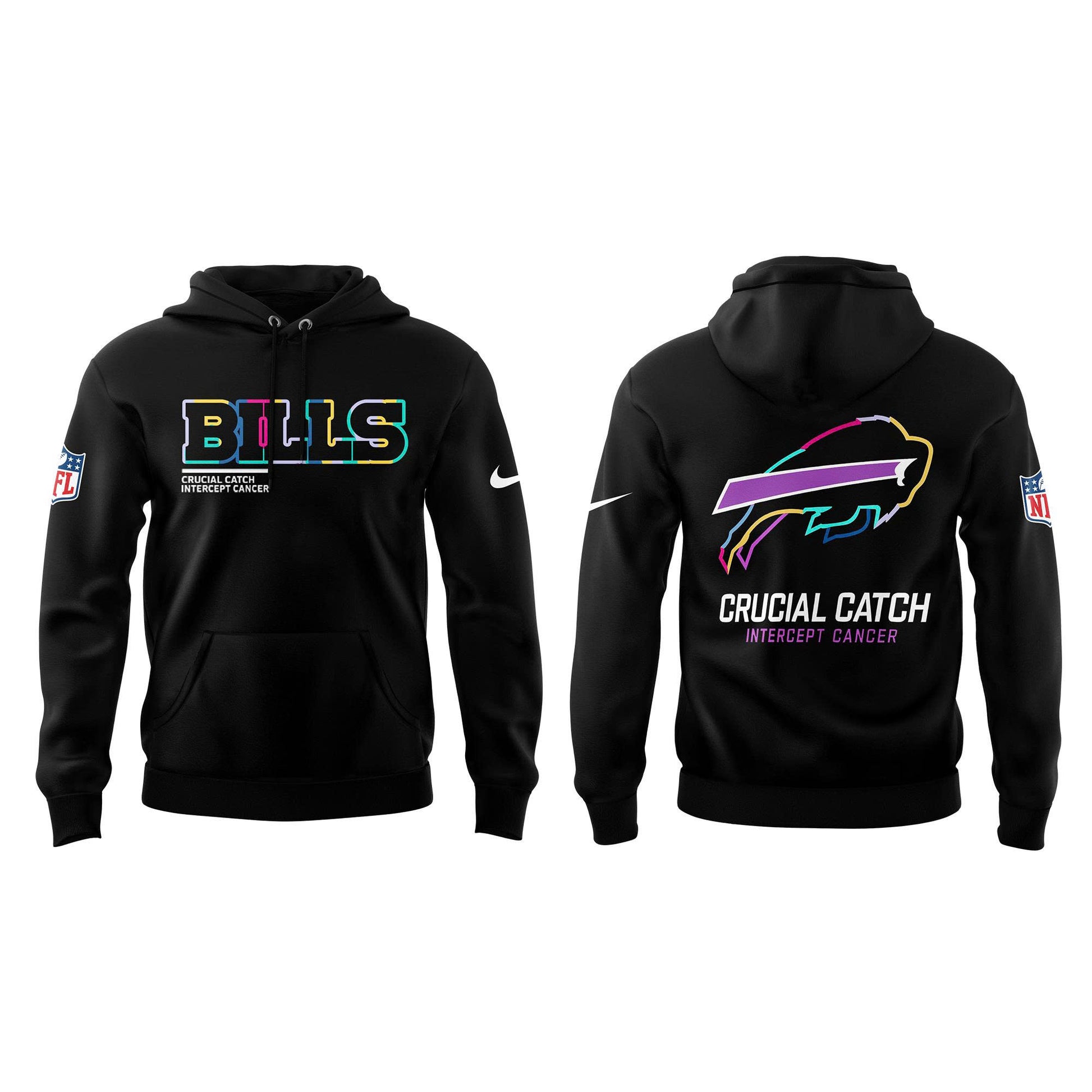 Buffalo Bills 2025 Crucial Catch Sideline Standard Issue Hoodie Combo