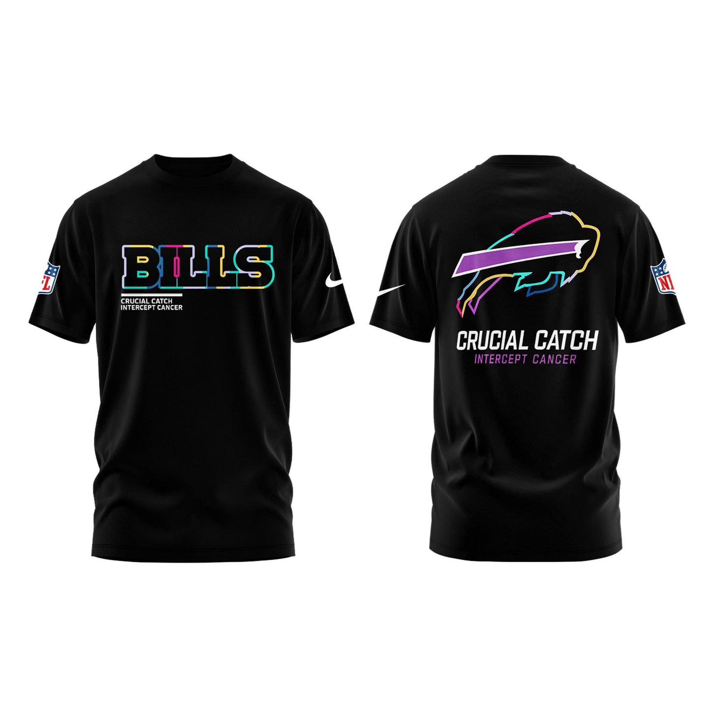 Buffalo Bills 2025 Crucial Catch Sideline Standard Issue Tshirt Combo