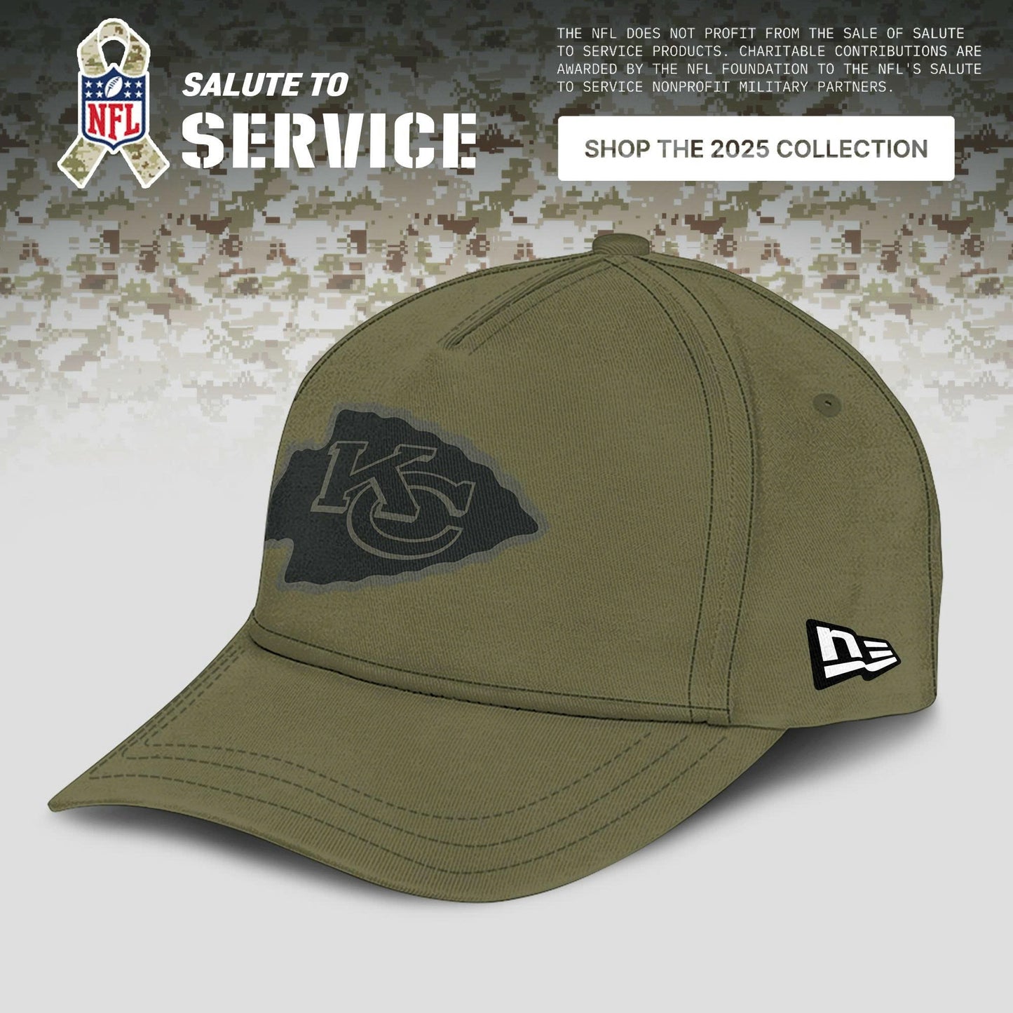 All Teams 2025 Olive Salute to Service Limited Custom Jersey