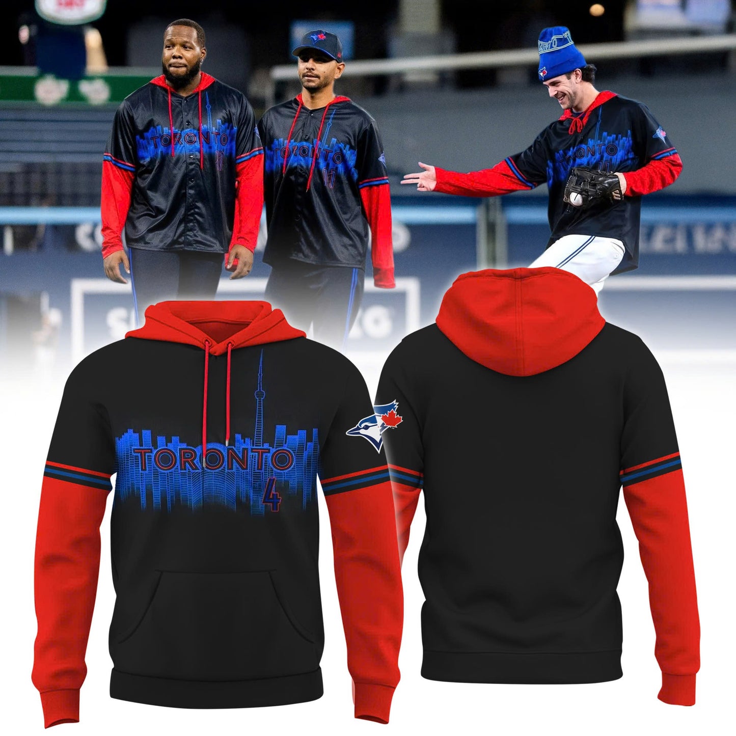 Toronto Blue Jays The Night City 2025 Hoodie