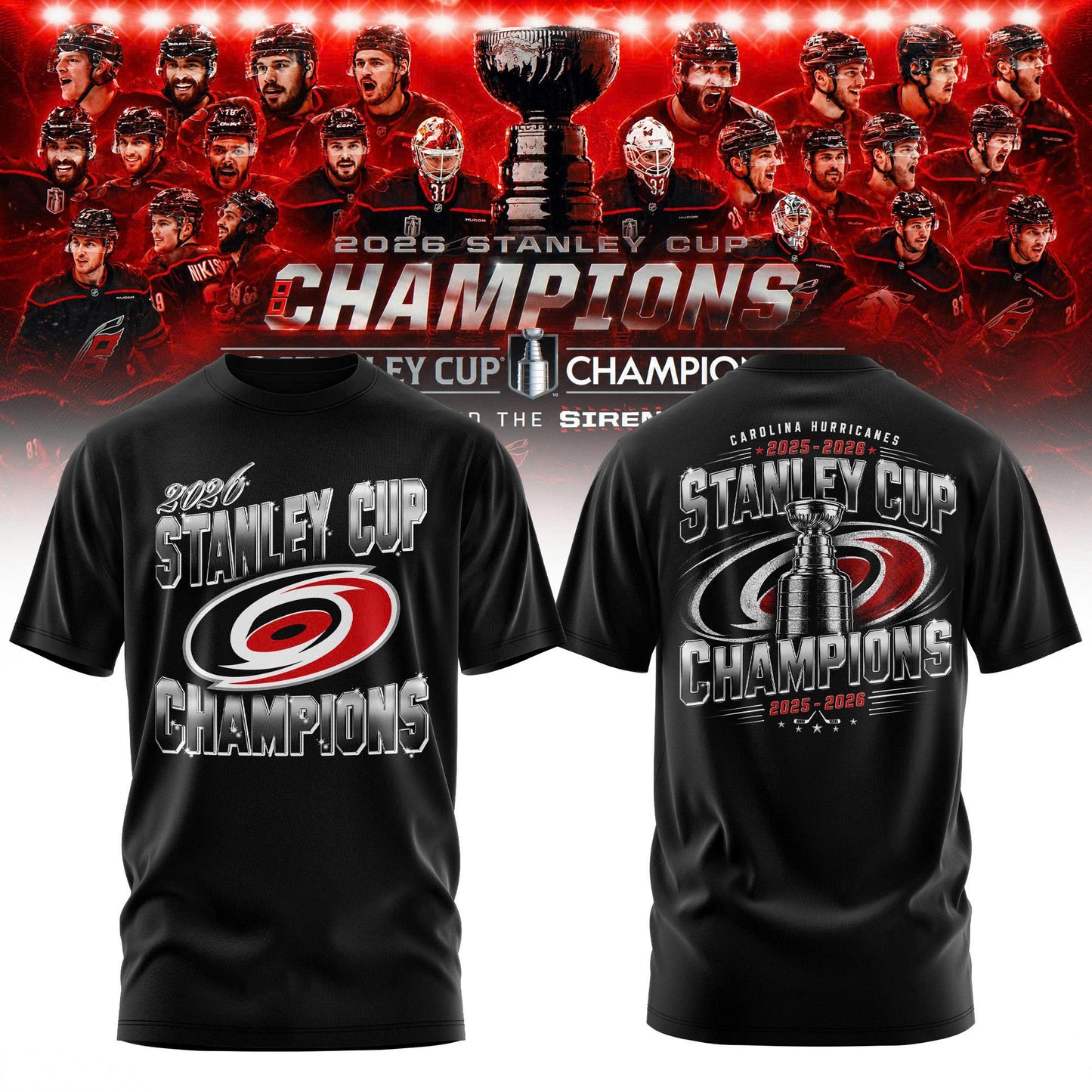 2026 STANLEY CUP Champions Tshirt