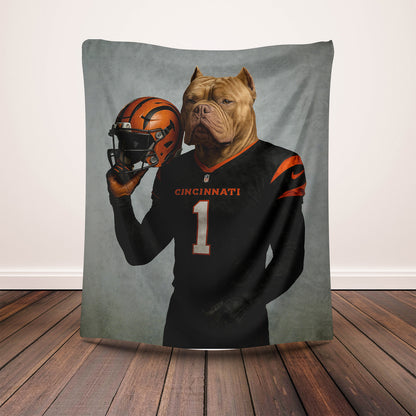 Custom American Football Pets Blanket 🏈