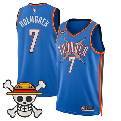 Men's Oklahoma City Thunder x One Piece Swingman Jersey - Stitched