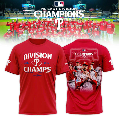 Philadelphia Phillies BACK-TO-BACK NL EAST CHAMPIONS T-Shirt