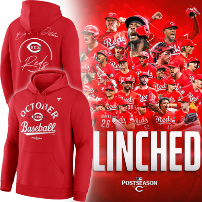 Cincinnati Reds 2025 Playoff Hoodie – The Reds Are In!