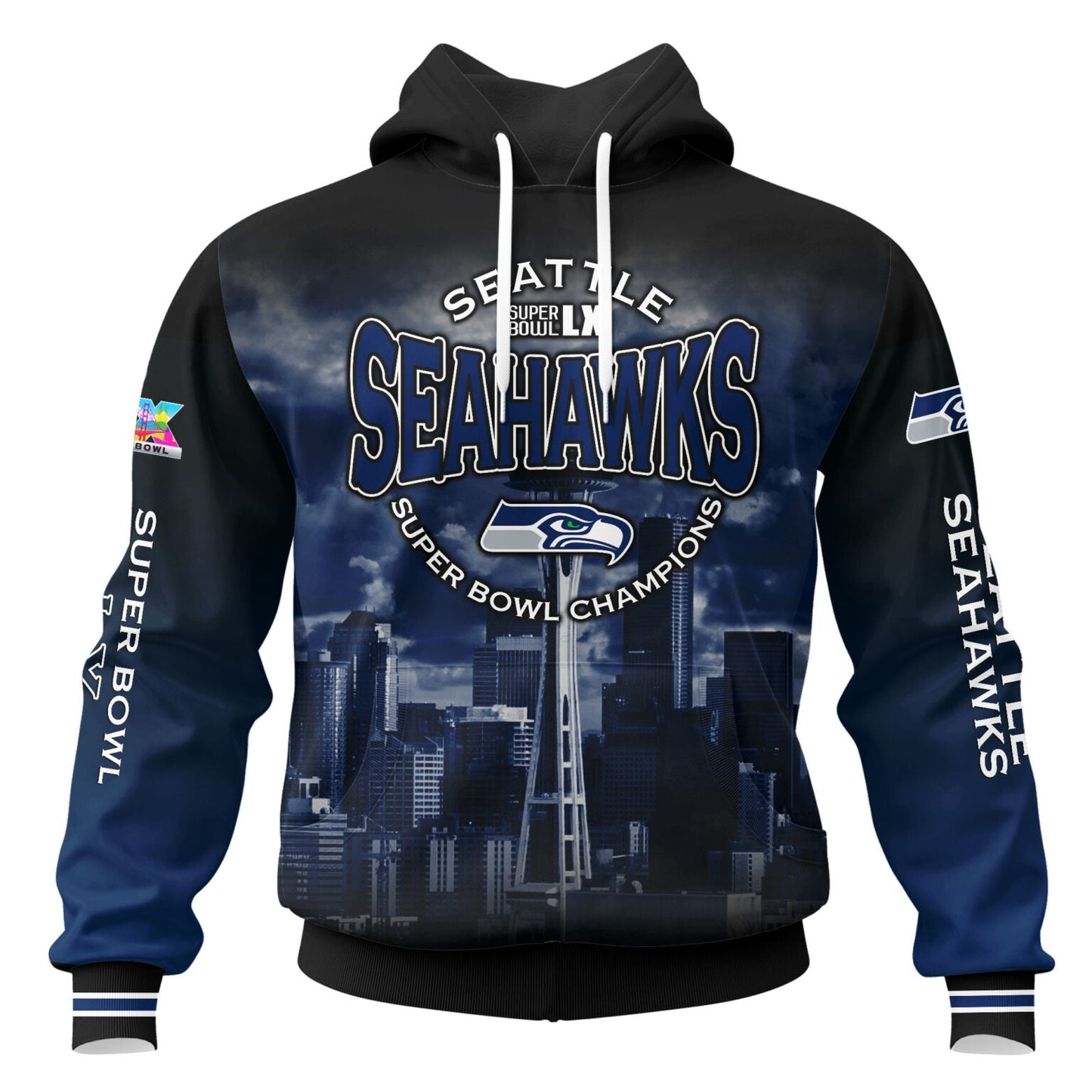Seattle Seahawks Super Bowl LX Champions Limited Edition Hoodie