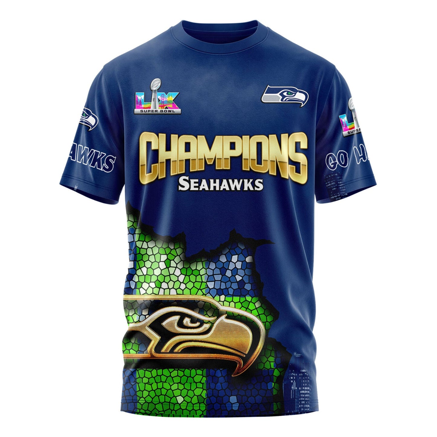 Seattle Seahawks Super Bowl LX Champions Limited Edition T.shirt