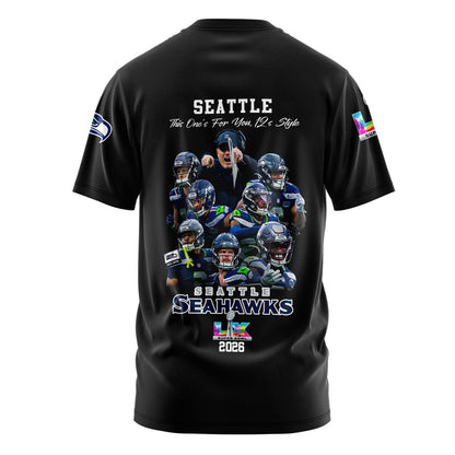 Seattle Seahawks Super Bowl LX Champions Limited Edition T.shirt