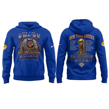 New York Basketball NBA Rings Champions Hoodie