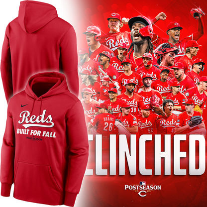 Cincinnati Reds 2025 Playoff Hoodie – The Reds Are In!