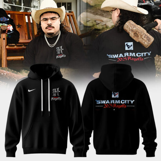 Houston Texans SWARM City gear Playoffs Merch Combo Hoodie v1