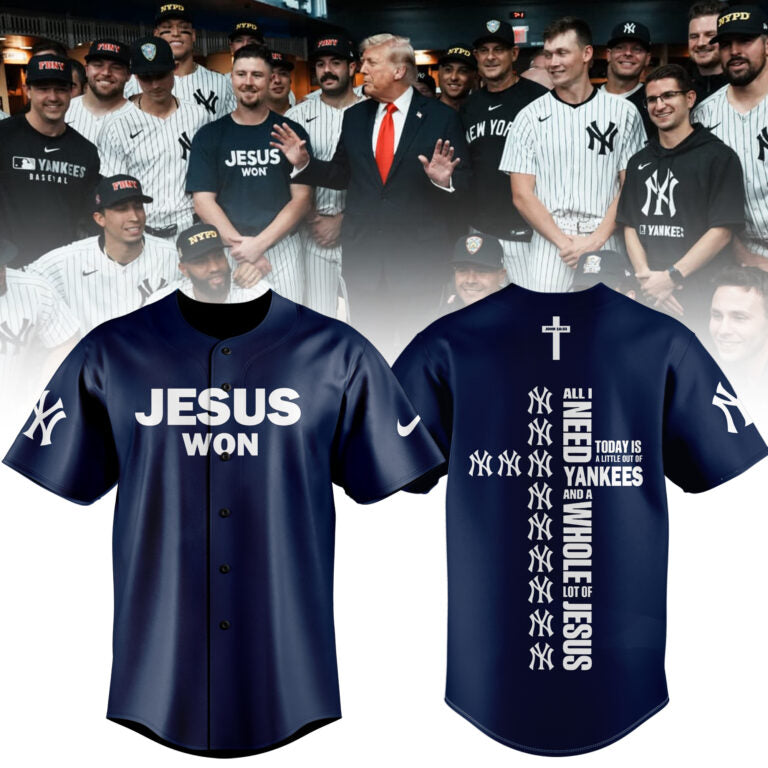 New York Yankees JESUS WON 2025 Limited Edition Jersey