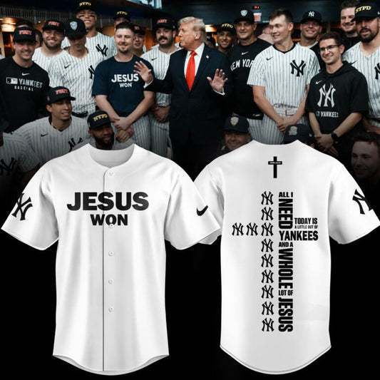 New York Yankees JESUS WON 2025 Limited Edition Jersey