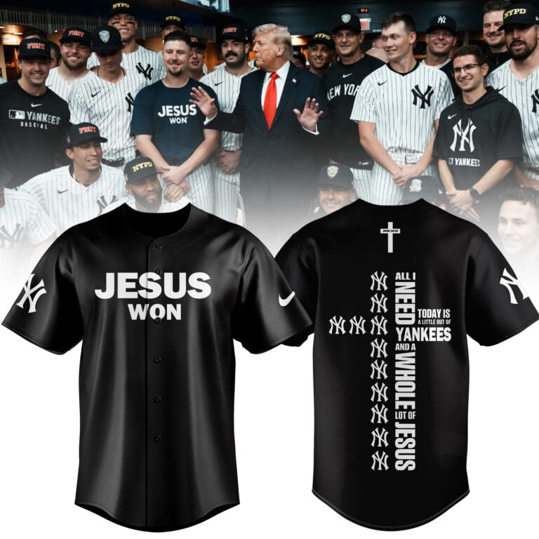 New York Yankees JESUS WON 2025 Limited Edition Jersey