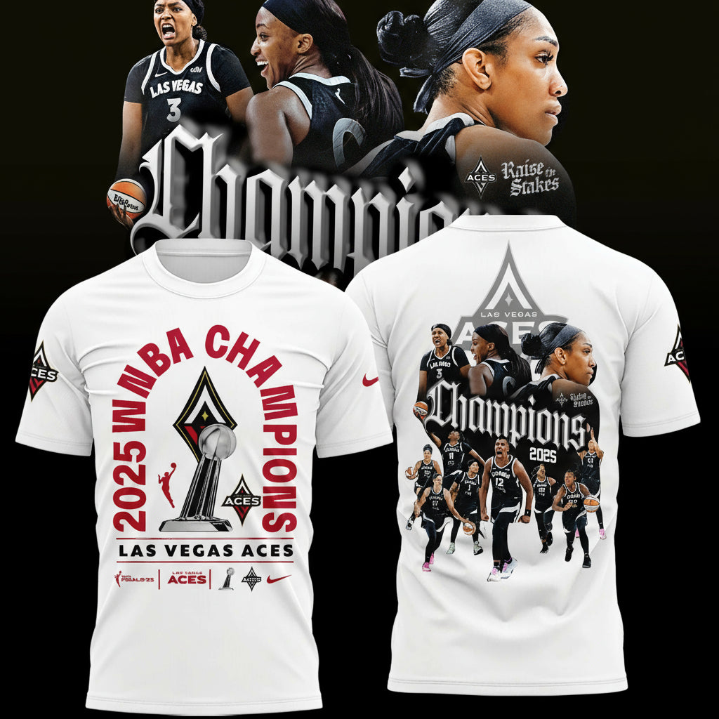 Las Vegas Aces 2025 WNBA Champions Limited Edition Shirt
