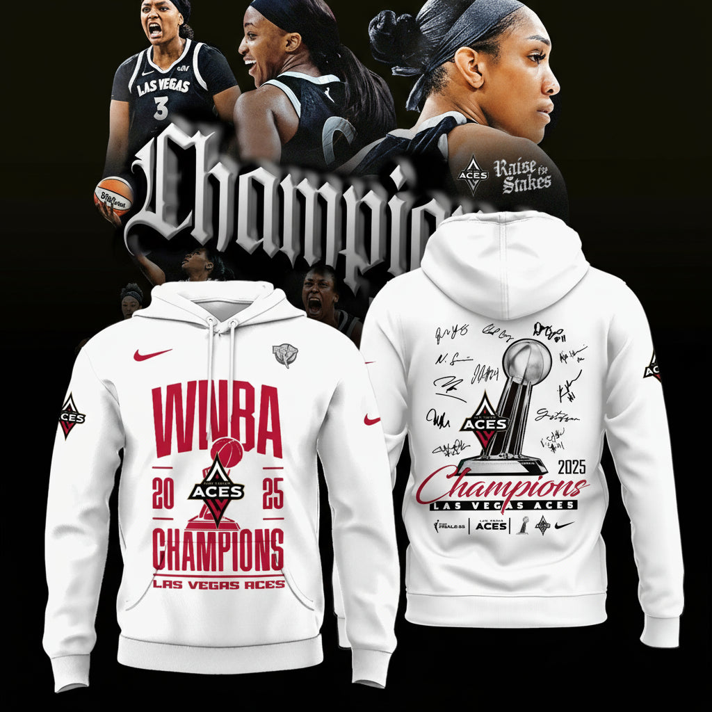 Las Vegas Aces 2025 WNBA Champions Limited Edition Hoodie
