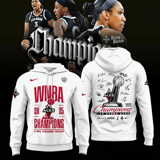 Las Vegas Aces 2025 WNBA Champions Limited Edition Hoodie