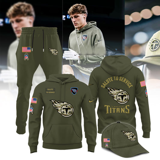 Tennessee Titans 2025 Salute to Service Limited Edition Hoodie
