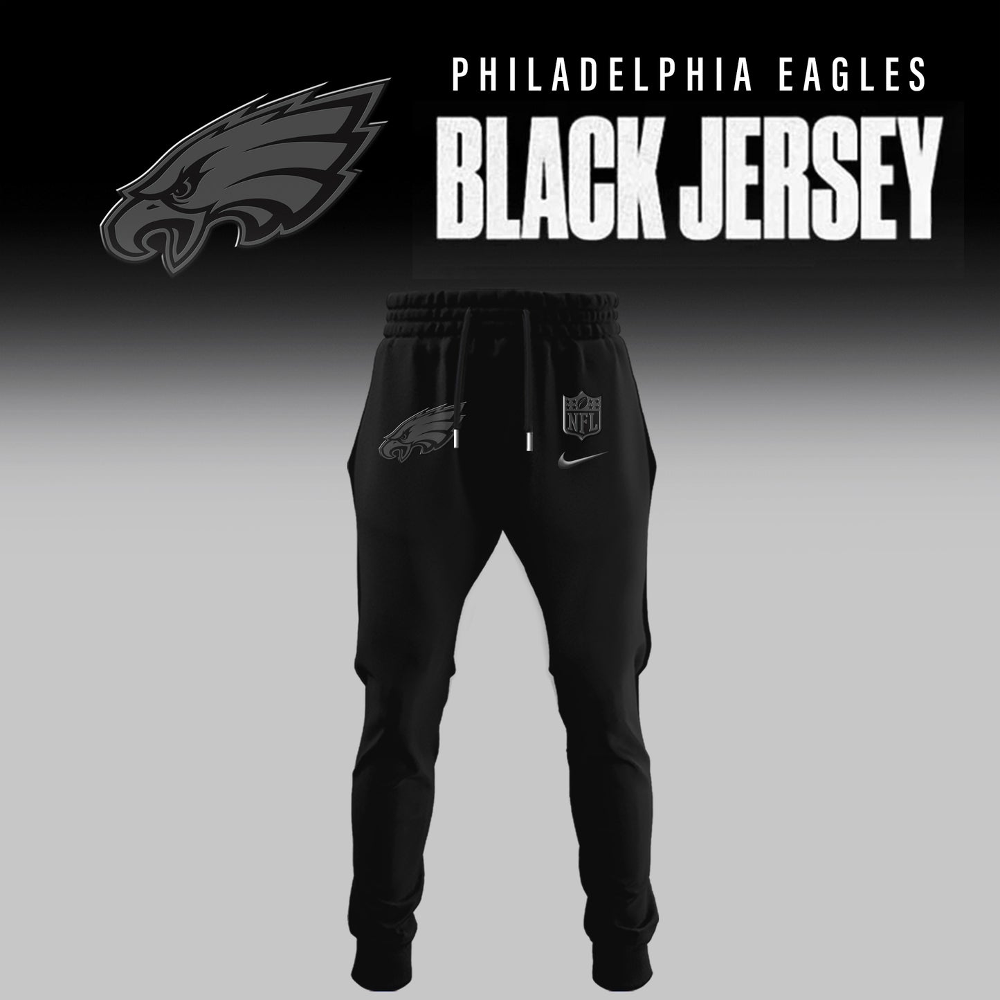 Philadelphia Eagles 2025 Back In Black Limited Edition Hoodie